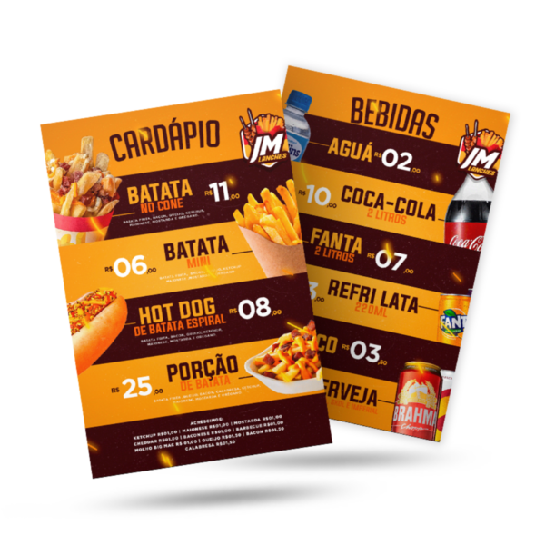 Cardápios
